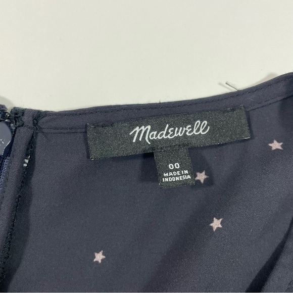 Madewell Alicia Long Sleeve Scoopneck Midi Dress Night Stars ND173 - Picture 7 of 9